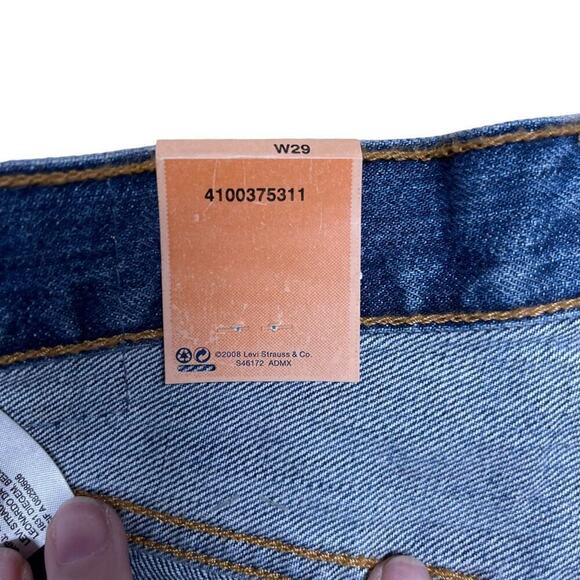 Levi’s 501 Roadside Blues Cut Off Button Fly Shorts 100% Cotton Distressed 29 - Picture 7 of 13